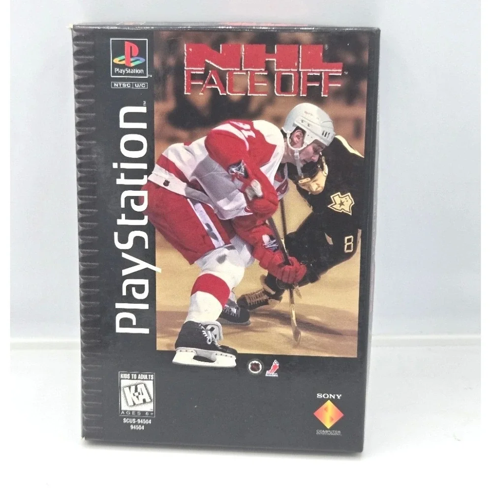 NHL Face Off (PlayStation 1, 1995) PS1 Retro Hockey‎ Game - Black Box